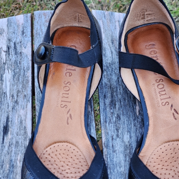 Gentle Souls Kenneth Cole Leather Mary Jane Flats Shoes 8.5 - Picture 7 of 9